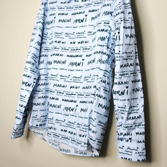 BNWT AW23 MARNI MEGAMARNI POPELINE SHIRT 50 - Picture 6 of 11